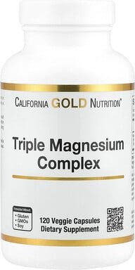 Thumbnail - California Gold Nutrition, Triple Magnesium Complex, Malate, Citrate & Bisglycinate Chelate, dreifacher Magnesium-Komple...