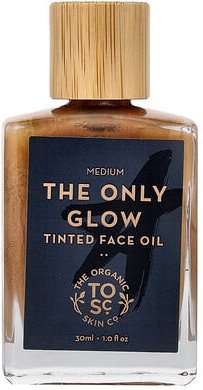 Thumbnail - The Organic Skin Co., The Only Glow, Getöntes Gesichtsöl, für alle Hauttypen, Medium, 30 ml (1 fl. oz.)