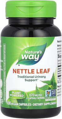 Thumbnail - Nature's Way, Nettle Leaf, Brennnesselblatt, 100 vegane Kapseln (435 mg pro Kapsel)