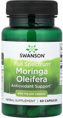 Swanson, Full Spectrum® Moringa. Oleifera, Moringa. Oleifera, 400 mg, 60 Kapseln