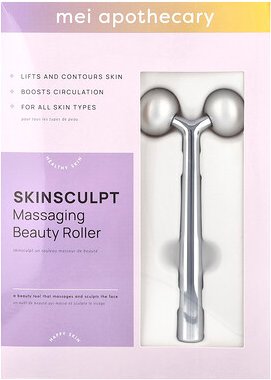 Mei Apothecary, Skinsculpt, Massaging Beauty Roller, Massage-Beauty-Roller, 1 Roller