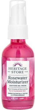 Heritage Store, Rosenwasser-Feuchtigkeitspflege, trocken bis Mischhaut, 58 ml (2 fl. oz.)