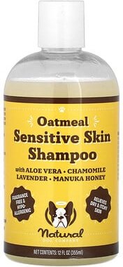Thumbnail - Natural Dog Company, Haferflocken-Shampoo für empfindliche Haut, für Hunde, ohne Duftstoffe, 355 ml (12 fl. oz.)