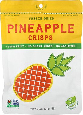Nature's Turn, Freeze-Dried Pineapple Crisps, gefriergetrocknete Ananas-Chips, 34 g (1,2 oz.)
