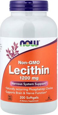 NOW Foods, Lecithin, 200 Weichkapseln