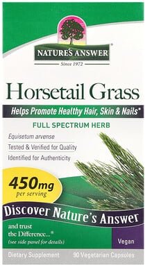 Nature's Answer, Zinnkraut-Gras, 450 mg, 90 vegetarische Kapseln