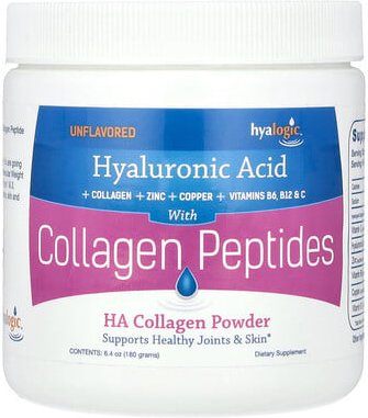 Hyalogic, HA Collagen Peptide Powder, HA-Kollagenpeptid-Pulver, geschmacksneutral, 180 g (6,4 oz.)