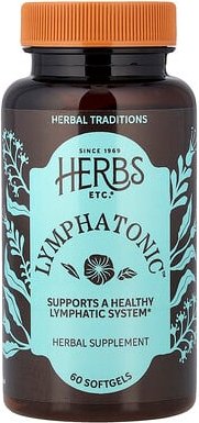 Herbs Etc., Lymphatonic™, 60 Weichkapseln