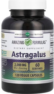 Amazing Nutrition, Astragalus, Tragant, 120 vegetarische Kapseln (1.000 mg pro Kapsel)