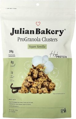 Julian Bakery, ProGranola Clusters, ProGranola Clusters, vegane Vanille, 255 g (9 oz.)