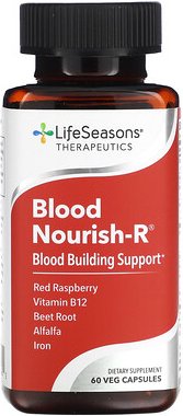 Thumbnail - LifeSeasons, Blood Nourish-R, Unterstützung des Blutbildes, 60 pflanzliche Kapseln