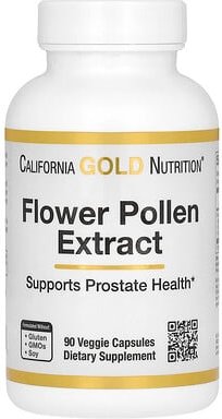 California Gold Nutrition, Flower Pollen Extract Blend, Blütenpollenextraktmischung, 90 pflanzliche Kapseln