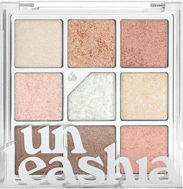 Unleashia, Glitzerpädagogische Lidschatten-Palette, No.1 All of Glitzer, 0,233 oz