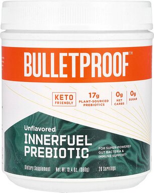 BulletProof, Innerfuel Prebiotic, Unflavored, Präbiotikum von Innerfuel, geschmacksneutral, 380 g (13,4 oz.)
