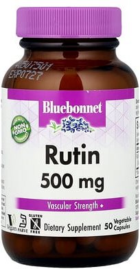 Bluebonnet Nutrition, Rutin, 500 mg, 50 pflanzliche Kapseln