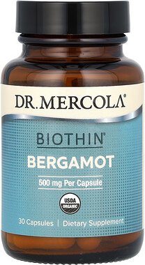 Dr. Mercola, Biothin, Bergamotte, 500 mg, 30 Kapseln