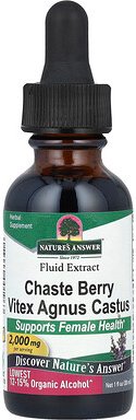 Nature's Answer, Chaste Berry Vitex Agnus Castus, Mönchspfeffer-Vitex Agnus Castus, flüssiger Extrakt, 2.000 mg, 30 ml (...