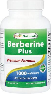 Best Naturals, Berberine Plus, 120 Kapseln