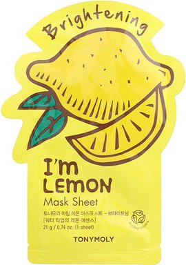 TonyMoly, I'm Lemon, Brightening Beauty Mask Sheet, 1 Tuchmaske, 21 g (0,74 oz.)