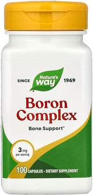 Nature's Way, Boron Complex, Borkomplex, 3 mg, 100 Kapseln