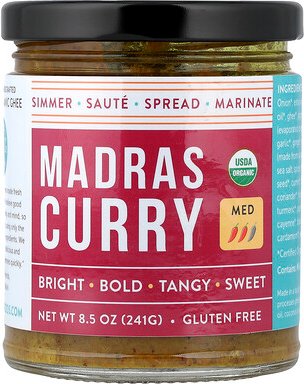 Pure Indian Foods, Madras-Curry, mittel, 241 g (8,5 oz.)