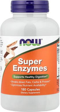 NOW Foods, Super-Enzyme, 180 Kapseln
