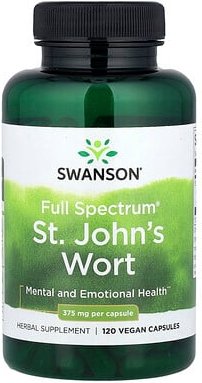 Swanson, Full Spectrum® Johanniskraut, 375 mg, 120 vegane Kapseln