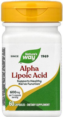 Nature's Way, Alpha-Liponsäure, 60 Kapseln (200 mg pro Kapsel)