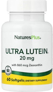 Thumbnail - NaturesPlus, Ultra Lutein®, 20 mg, 60 Weichkapseln