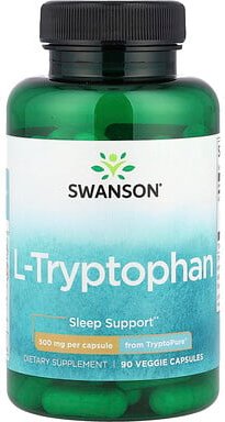 Swanson, L-Tryptophan, 500 mg, 90 pflanzliche Kapseln