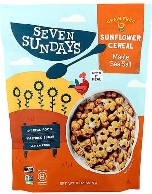 Seven Sundays, Sunflower Cereal, Maple Sea Salt, Sonnenblumenmüsli, Ahornsirup mit Meersalz, 227 g (8 oz.)