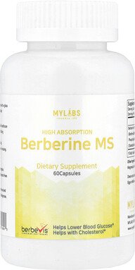 Thumbnail - Mylabs, Berberine MS, Berberine MS, hohe Absorption, 550 mg, 60 Kapseln
