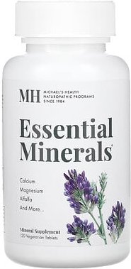 Michael's Health, Essential Minerals, 120 pflanzliche Tabletten