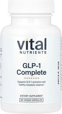 Vital Nutrients, GLP-1 Complete, GLP-1 komplett, 60 vegane Kapseln