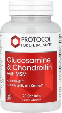 Thumbnail - Protocol for Life Balance, Glucosamin und Chondroitin mit MSM, 90 pflanzliche Kapseln