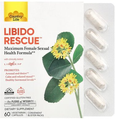 Country Life, Libido Rescue™, 60 pflanzliche Kapseln