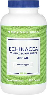 The Vitamin Shoppe, Echinacea Purpurea, Echinacea-Purpurea, 400 mg, 300 Kapseln