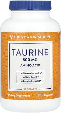 The Vitamin Shoppe, Taurine, Taurin, 500 mg, 300 Kapseln