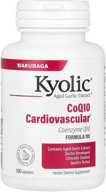Thumbnail - Kyolic, Gealterter Knoblauchextrakt, CoQ10, Formel 110, 100 Kapseln