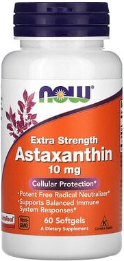 NOW Foods, Astaxanthin, 10 mg, 60 Weichkapseln