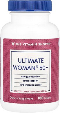 The Vitamin Shoppe, Ultimate Woman® 50+, Multivitamin & Multimineral, 180 Tabletten