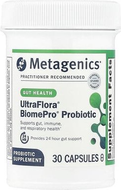 Metagenics, UltraFlora® BiomePro® Probiotics, Probiotika, 105 Milliarden KBE, 30 Kapseln
