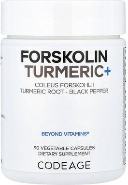 Thumbnail - Codeage, Forskolin Turmeric+, Kurkuma mit Forskolin, 90 pflanzliche Kapseln