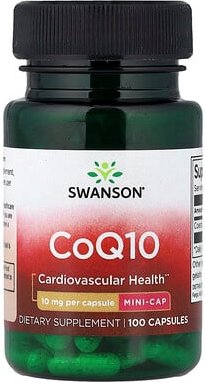 Swanson, CoQ10, 10 mg, 100 Kapseln