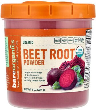BareOrganics, Bio-Rote-Beete-Pulver, 227 g (8 oz.)