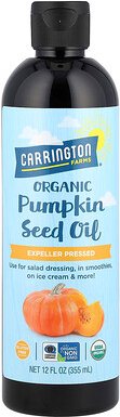 Carrington Farms, Organic Kürbiskernöl, 355 ml (12 fl. oz.)