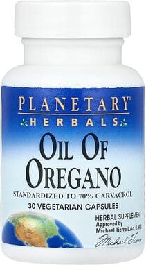Planetary Herbals, Oil Of Oregano, Öl aus Oregano, 45 mg, 30 pflanzliche Kapseln