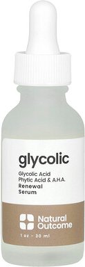 Natural Outcome, Glycolic, Renewal Serum, regenerierendes Serum mit Glycolsäure, ohne Duftstoffe, 30 ml (1 oz.)