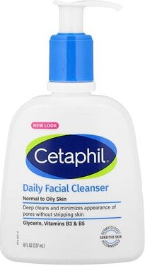 Cetaphil, Daily Facial Cleanser, täglicher Gesichtsreiniger, für normale bis fettige Haut, 237 ml (8 fl. oz.)