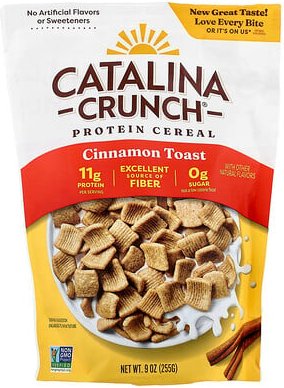 Catalina Crunch, Protein Cereal, Protein-Müsli, Zimt-Toast, 255 g (9 oz.)